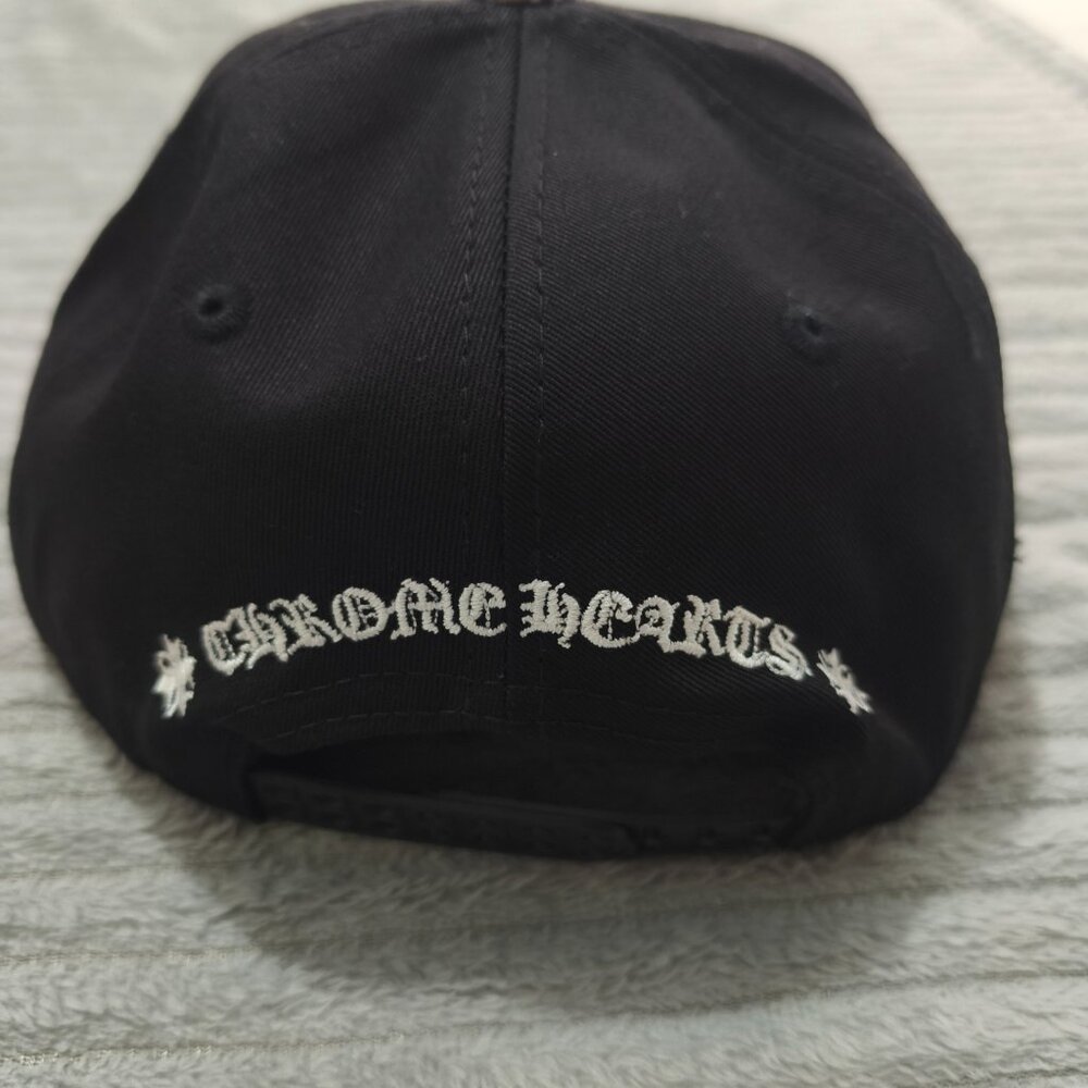 Chrome Hearts Embroidered Black Baseball Cap - Picture 4 of 6